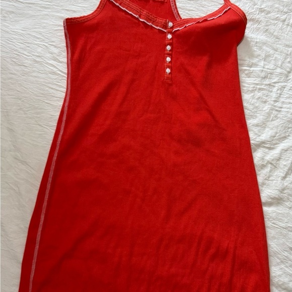 Make + Model orange Chemise with Plush Texture - Picture 2 of 8